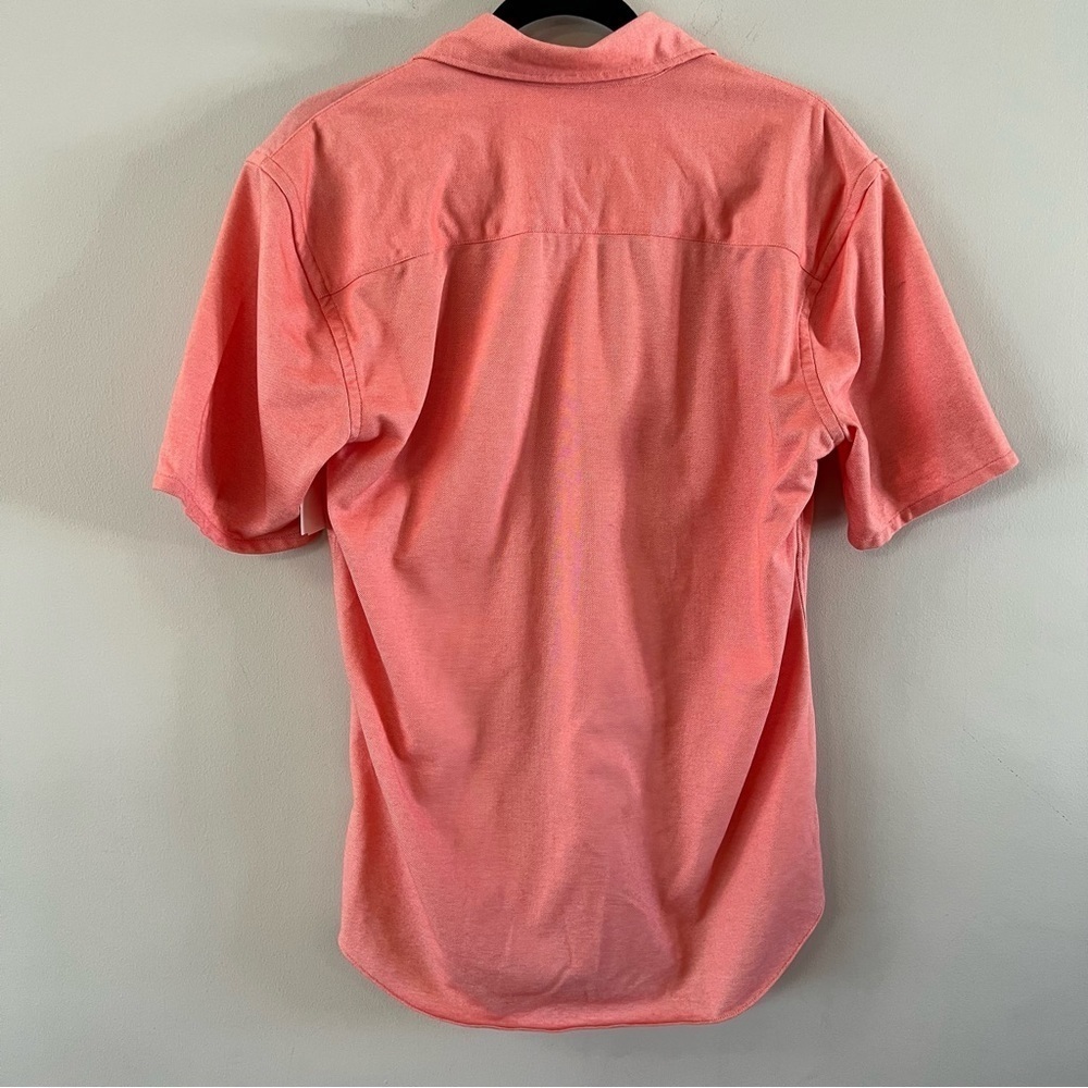 Alton lane Sandbar Piqué Double Pocket Short Sleeve Shirt Mens small Washed red - Picture 3 of 8